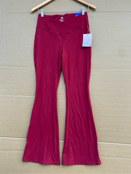JoyLab Pants - JoyLab High Rise Leggings Flare Extra Long Length Burgundy Red Medium Women NWT
